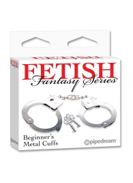 Металлические наручники Beginner s Metal Cuffs - Pipedream - купить с доставкой в Грозном