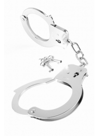 Металлические серебристые наручники Designer Metal Handcuffs - Pipedream - купить с доставкой в Грозном