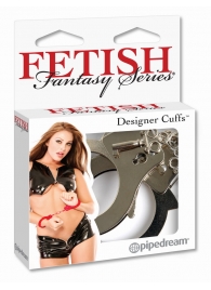 Металлические серебристые наручники Designer Metal Handcuffs - Pipedream - купить с доставкой в Грозном