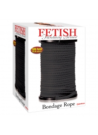 Черная веревка для связывания Bondage Rope - 60,9 м. - Pipedream - купить с доставкой в Грозном