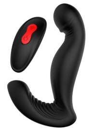Черный вибромассажер простаты SWIRLING P-PLEASER - Dream Toys - в Грозном купить с доставкой