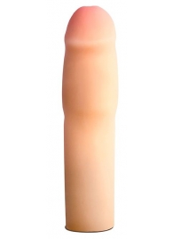 Телесная насадка-удлинитель на пенис PERFORMANCE 1.5INCH COCK XTENDER - 16 см. - Blush Novelties - в Грозном купить с доставкой