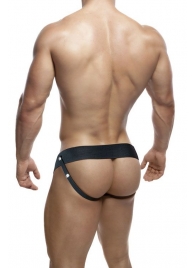 Черный мужской страпон DR. SKIN 6INCH HOLLOW STRAP ON - 16 см. - Blush Novelties - купить с доставкой в Грозном