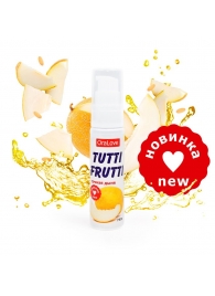 Гель-смазка Tutti-frutti со вкусом сочной дыни - 30 гр. - Биоритм - купить с доставкой в Грозном