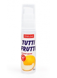 Гель-смазка Tutti-frutti со вкусом сочной дыни - 30 гр. - Биоритм - купить с доставкой в Грозном