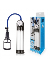 Прозрачная вакуумная помпа Sex Expert с манометром - Sex Expert - в Грозном купить с доставкой