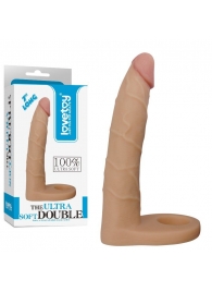 Телесная насадка-фаллоимитатор для двойного проникновения - 17 см. - Lovetoy - купить с доставкой в Грозном