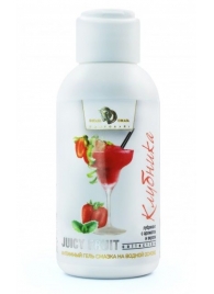Интимный гель-смазка JUICY FRUIT с ароматом клубники - 100 мл. - БиоМед - купить с доставкой в Грозном