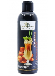 Интимный гель-смазка JUICY FRUIT с ароматом солёной карамели - 200 мл. - БиоМед - купить с доставкой в Грозном
