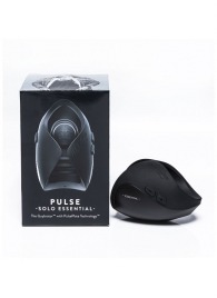 Черный инновационный мужской вибратор PULSE SOLO ESSENTIAL - Hot Octopuss - в Грозном купить с доставкой