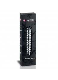 Рельефный фаллос для интенсивного электросекса Groovey George - 20 см. - MyStim - купить с доставкой в Грозном