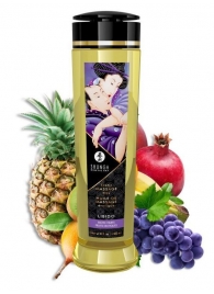 Массажное масло Libido Exotic Fruits с ароматом экзотических фруктов - 240 мл. - Shunga - купить с доставкой в Грозном
