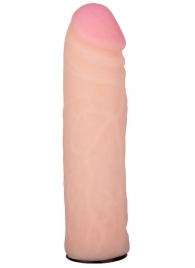 Пояс-трусики с насадкой Glamour Silver - 15,5 см. - LOVETOY (А-Полимер) - купить с доставкой в Грозном