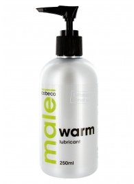 Лубрикант с согревающим эффектом MALE Cobeco Warm Lubricant - 250 мл. - Cobeco - купить с доставкой в Грозном