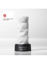 Белый 3D мастурбатор POLYGON - Tenga - в Грозном купить с доставкой