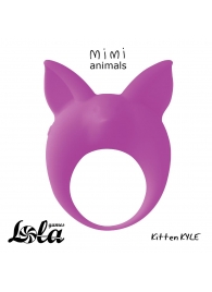 Фиолетовое эрекционное кольцо Kitten Kyle - Lola Games - в Грозном купить с доставкой