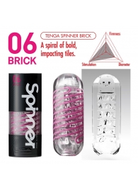 Мастурбатор SPINNER Brick - Tenga - в Грозном купить с доставкой