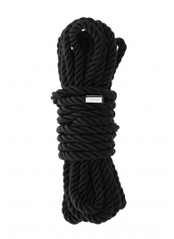 Черная веревка для шибари DELUXE BONDAGE ROPE - 5 м. - Dream Toys - купить с доставкой в Грозном