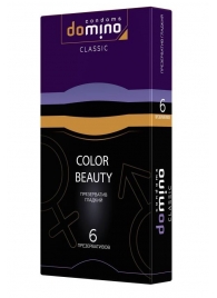 Разноцветные презервативы DOMINO Colour Beauty - 6 шт. - Domino - купить с доставкой в Грозном