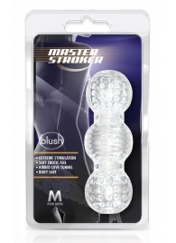 Прозрачный фигурный мастурбатор Master Stroker - Blush Novelties - в Грозном купить с доставкой