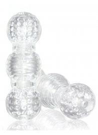 Прозрачный фигурный мастурбатор Master Stroker - Blush Novelties - в Грозном купить с доставкой