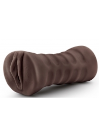 Коричневый мастурбатор-вагина Hot Chocolate Brianna - Blush Novelties - в Грозном купить с доставкой