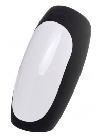 Черно-белый перезаряжаемый мастурбатор Erotist Hailstorm - Erotist Adult Toys - в Грозном купить с доставкой