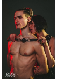 Черный кляп Love Addict на замочке - Lola Games - купить с доставкой в Грозном