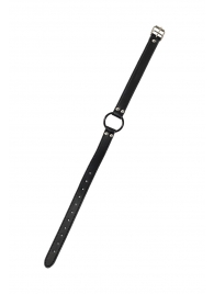 Черный кляп-кольцо Modesty - Lola Games - купить с доставкой в Грозном