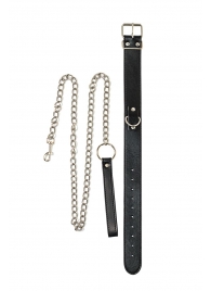 Черный ошейник с поводком Wild - Lola Games - купить с доставкой в Грозном