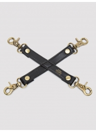 Черный фиксатор для манжет Bound to You Faux Leather Hogtie - Fifty Shades of Grey - купить с доставкой в Грозном
