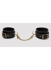 Черные оковы на ноги Bound to You Faux Leather Ankle Cuffs - Fifty Shades of Grey - купить с доставкой в Грозном