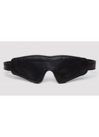 Черная плотная маска на глаза Bound to You Faux Leather Blindfold - Fifty Shades of Grey - купить с доставкой в Грозном