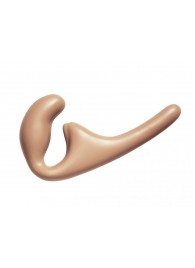 Бежевый безремневой страпон Seduction - 20,5 см. - Lola Games - купить с доставкой в Грозном