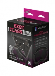 Черный пояс для насадок BEST CLASS STRAP - LOVETOY (А-Полимер) - купить с доставкой в Грозном