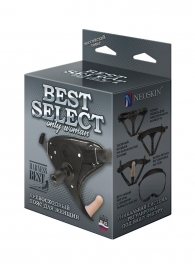 Пояс HARNESS BEST SELECT с вагинальной пробкой - LOVETOY (А-Полимер) - купить с доставкой в Грозном