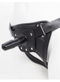 Черный пояс для насадок CLASS STRAP Restyling - LOVETOY (А-Полимер) - купить с доставкой в Грозном
