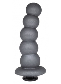 Черная насадка-елочка PLATINUM 6  - 17 см. - LOVETOY (А-Полимер) - купить с доставкой в Грозном