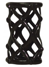 Чёрная насадка-сетка на пенис Orgasmus Wunder - Orion - в Грозном купить с доставкой