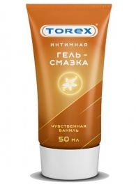 Смазка на водной основе TOREX  Чувственная ваниль  - 50 мл. - Torex - купить с доставкой в Грозном