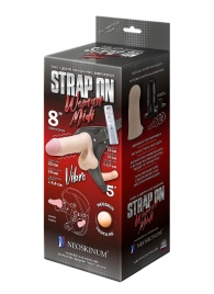 Вибрострапон Woman Midi с вагинальной пробкой - 22 см. - LOVETOY (А-Полимер) - купить с доставкой в Грозном
