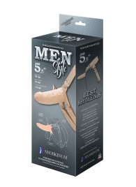 Телесный мужской парапротез MEN STYLE - 15 см. - LOVETOY (А-Полимер) - купить с доставкой в Грозном