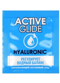 Лубрикант на водной основе Active Glide с гиалуроновой кислотой - 3 гр. - Биоритм - купить с доставкой в Грозном