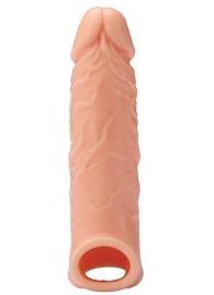 Телесная насадка EXTENDER WITH BALL STRAP 6.5 - 17 см. - Dream Toys - в Грозном купить с доставкой