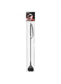 Черный стек с наконечником-сердечком - 54 см. - Notabu - купить с доставкой в Грозном