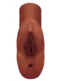 Коричневый мастурбатор Perfect Pussy Double Stroker - Pipedream - в Грозном купить с доставкой