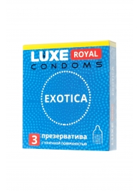 Текстурированные презервативы LUXE Royal Exotica - 3 шт. - Luxe - купить с доставкой в Грозном