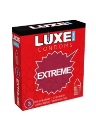 Текстурированные презервативы LUXE Royal Extreme - 3 шт. - Luxe - купить с доставкой в Грозном