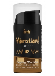 Жидкий интимный гель с эффектом вибрации Vibration! Coffee - 15 мл. - INTT - купить с доставкой в Грозном