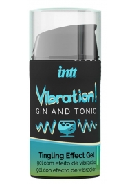 Жидкий интимный гель с эффектом вибрации Vibration! Gin   Tonic - 15 мл. - INTT - купить с доставкой в Грозном